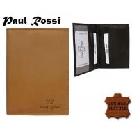 Kaarditasku CC-M05-MTL TAN, PAUL ROSSI, Kaarditaskud ja visiitkaardihoidjad