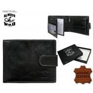 Meeste rahakott N992L-BCL Black, ALWAYS WILD, Nahast rahakotid
