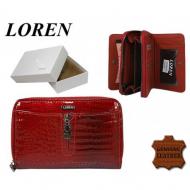 Naiste rahakott 55025-RSL RED, LOREN, Nahast rahakotid