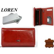 Naiste rahakott 72035-CDL Red, LOREN, Nahast rahakotid
