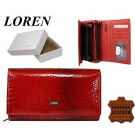 Naiste rahakott 72035-RSL Red, LOREN, Nahast rahakotid