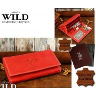 Naiste rahakott N20-MHL RED, ALWAYS WILD, Nahast rahakotid