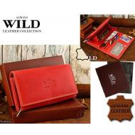 Naiste rahakott N22-MHL RED, ALWAYS WILD, Nahast rahakotid